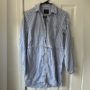 Abercrombie Striped Shirt-Dress - Size XS
